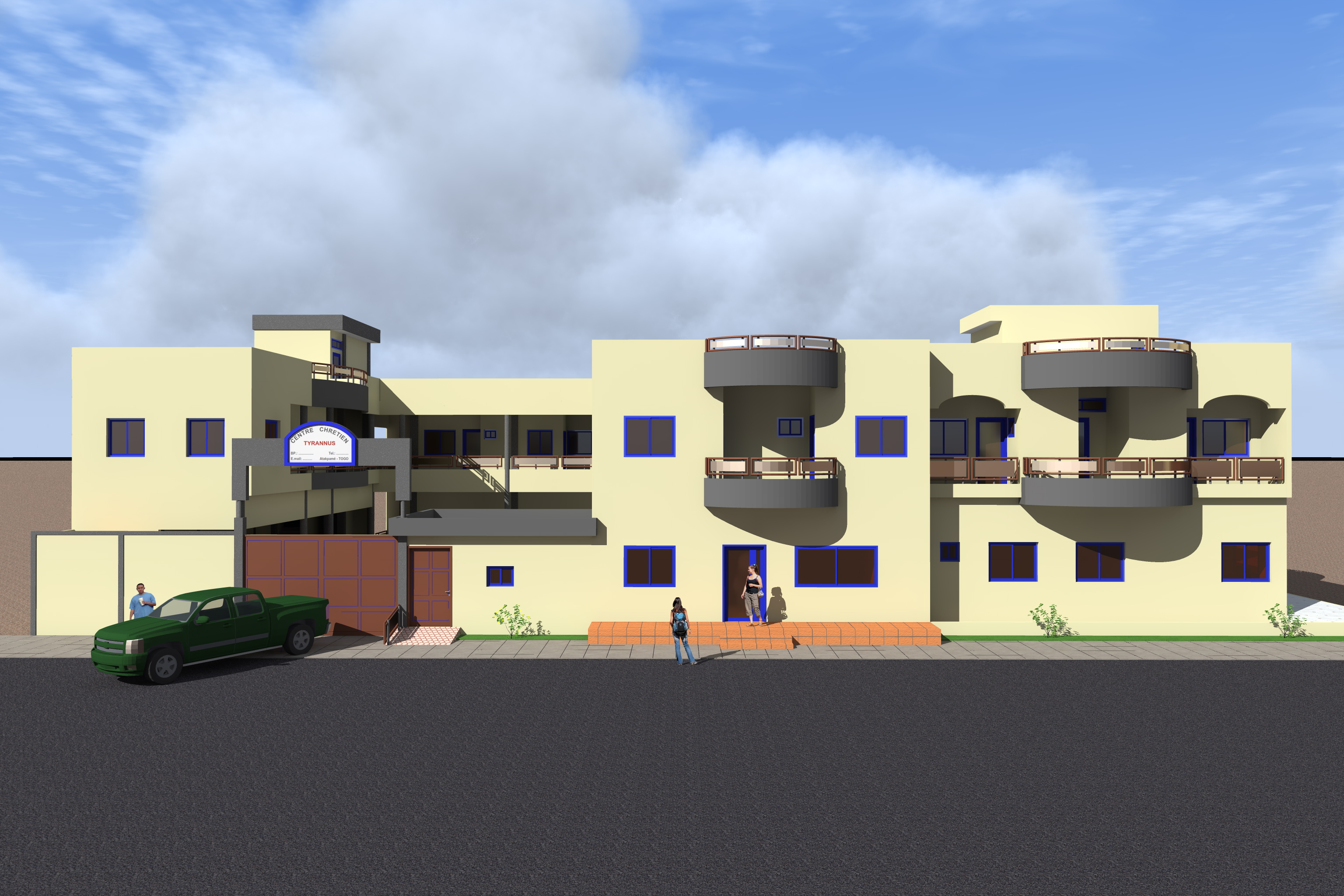 Bâtiment principal de l'Institut Biblique Tyrannus